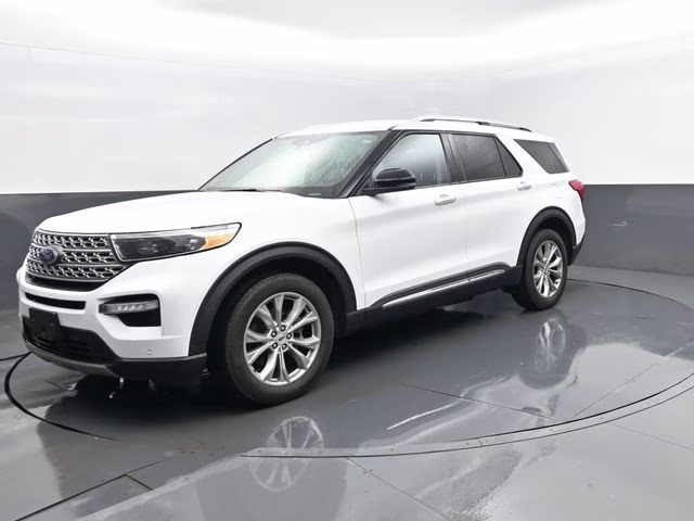 2023 Oxford White Ford Explorer Limited 4X4 SUV