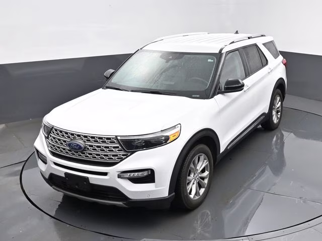 2023 Oxford White Ford Explorer Limited 4X4 SUV