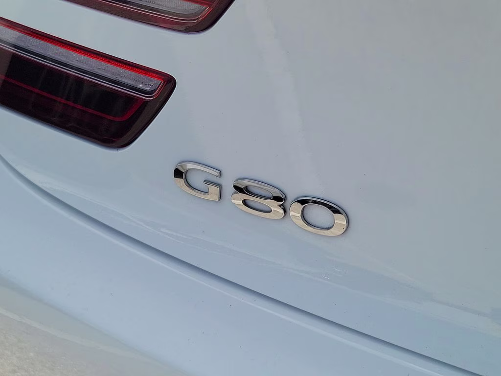 2024 Alta White Genesis G80 2.5T Advanced AWD Sedan