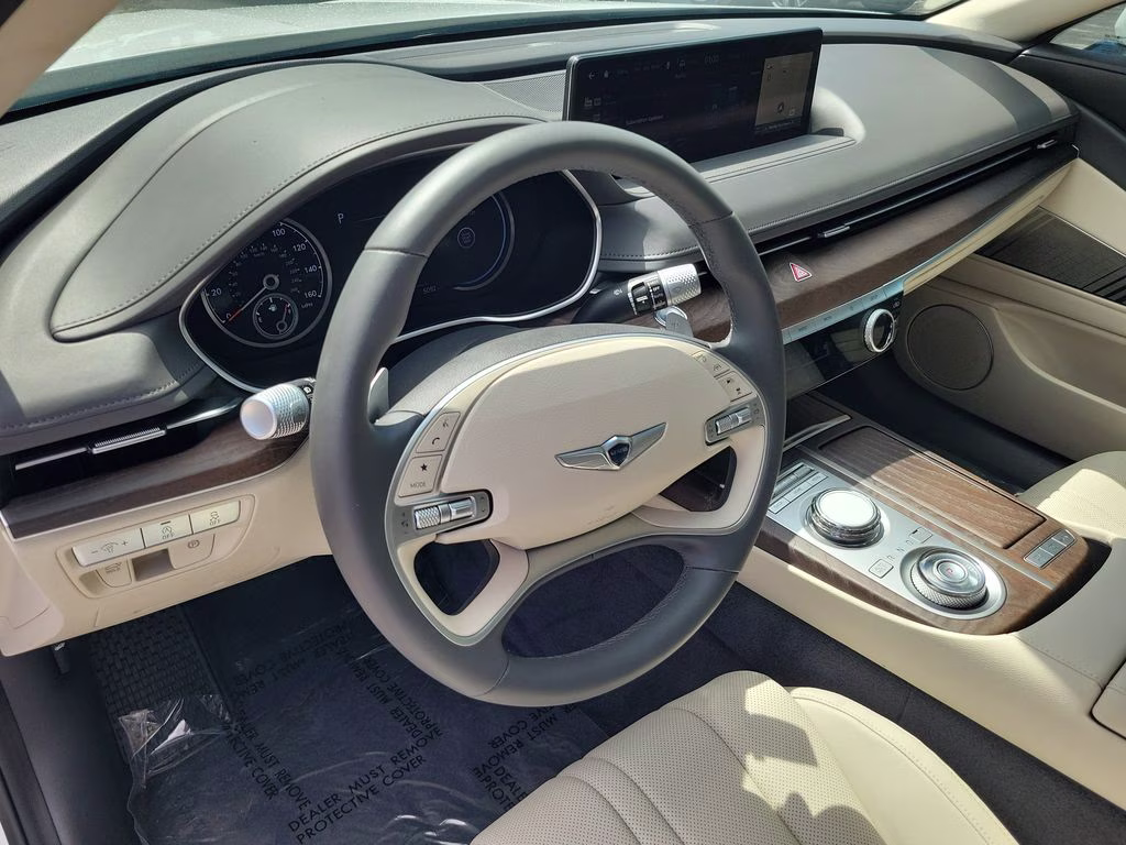 2024 Alta White Genesis G80 2.5T Advanced AWD Sedan