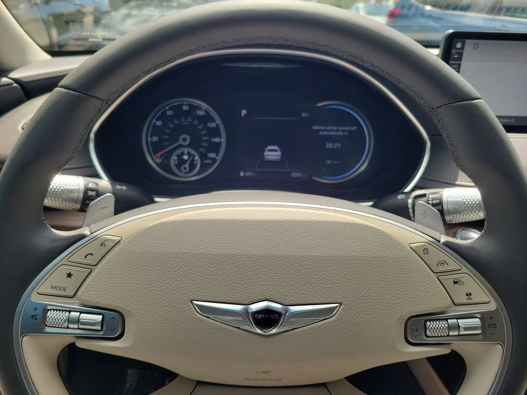 2024 Alta White Genesis G80 2.5T Advanced AWD Sedan