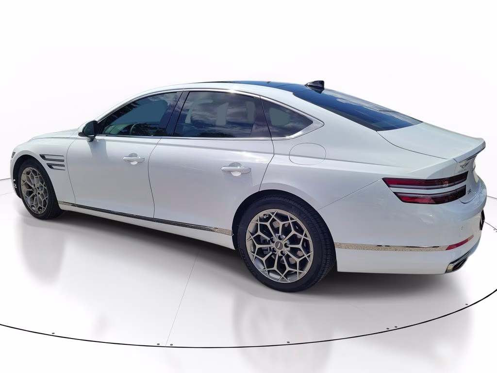 2024 Alta White Genesis G80 2.5T Advanced AWD Sedan