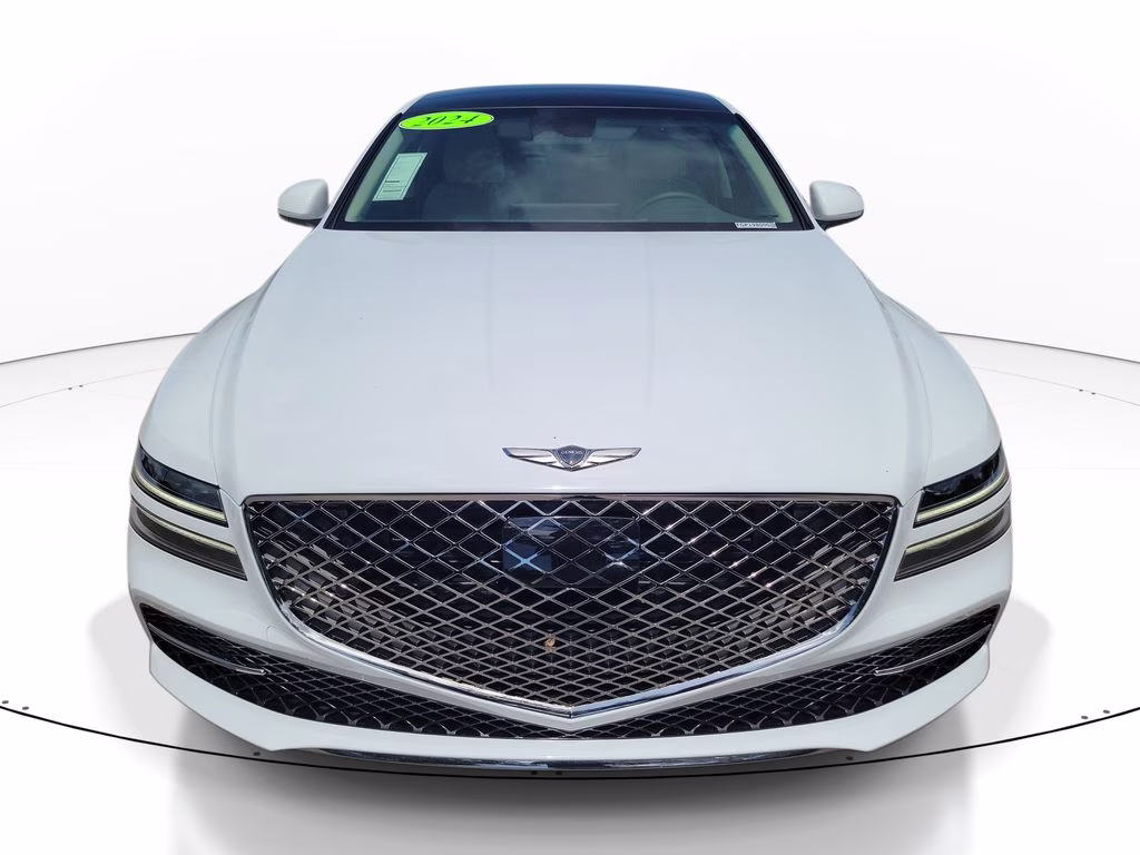 2024 Alta White Genesis G80 2.5T Advanced AWD Sedan