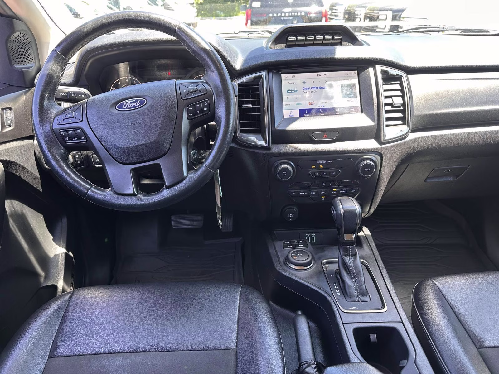 2023 Velocity Blue Metallic Ford Ranger XLT 4WD SuperCrew 5' Box 4X4 Truck