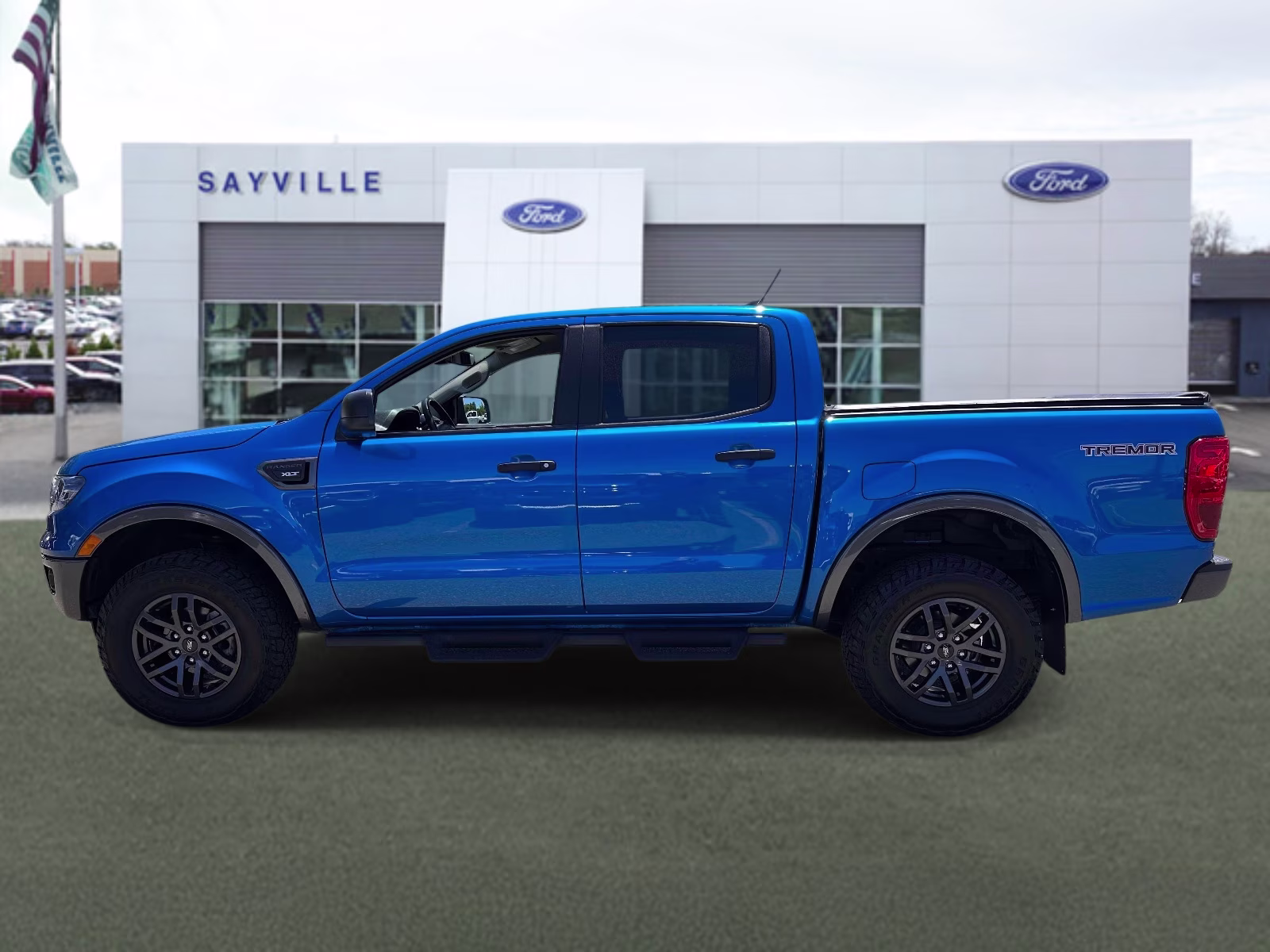 2023 Velocity Blue Metallic Ford Ranger XLT 4WD SuperCrew 5' Box 4X4 Truck