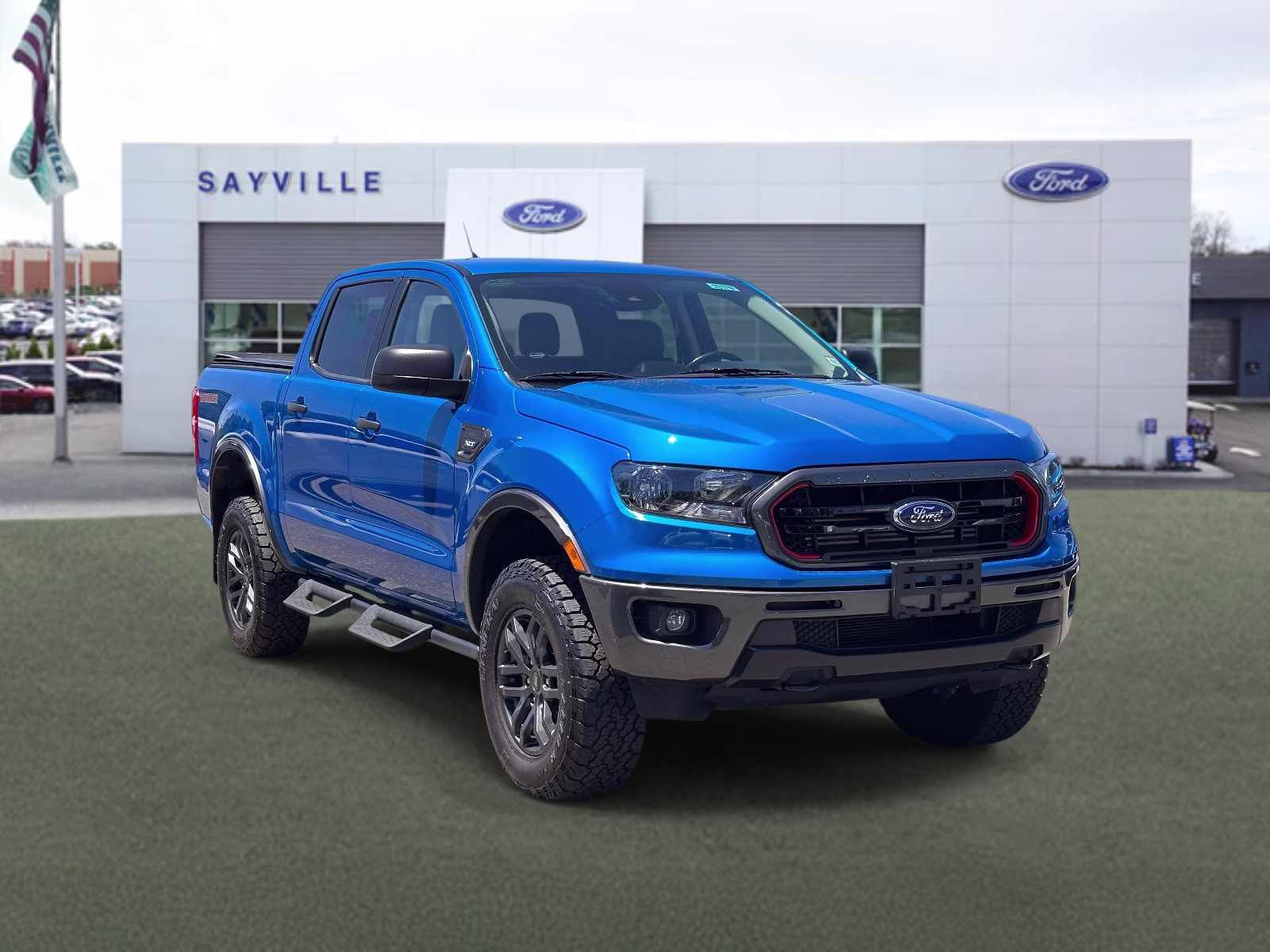 2023 Velocity Blue Metallic Ford Ranger XLT 4WD SuperCrew 5' Box 4X4 Truck