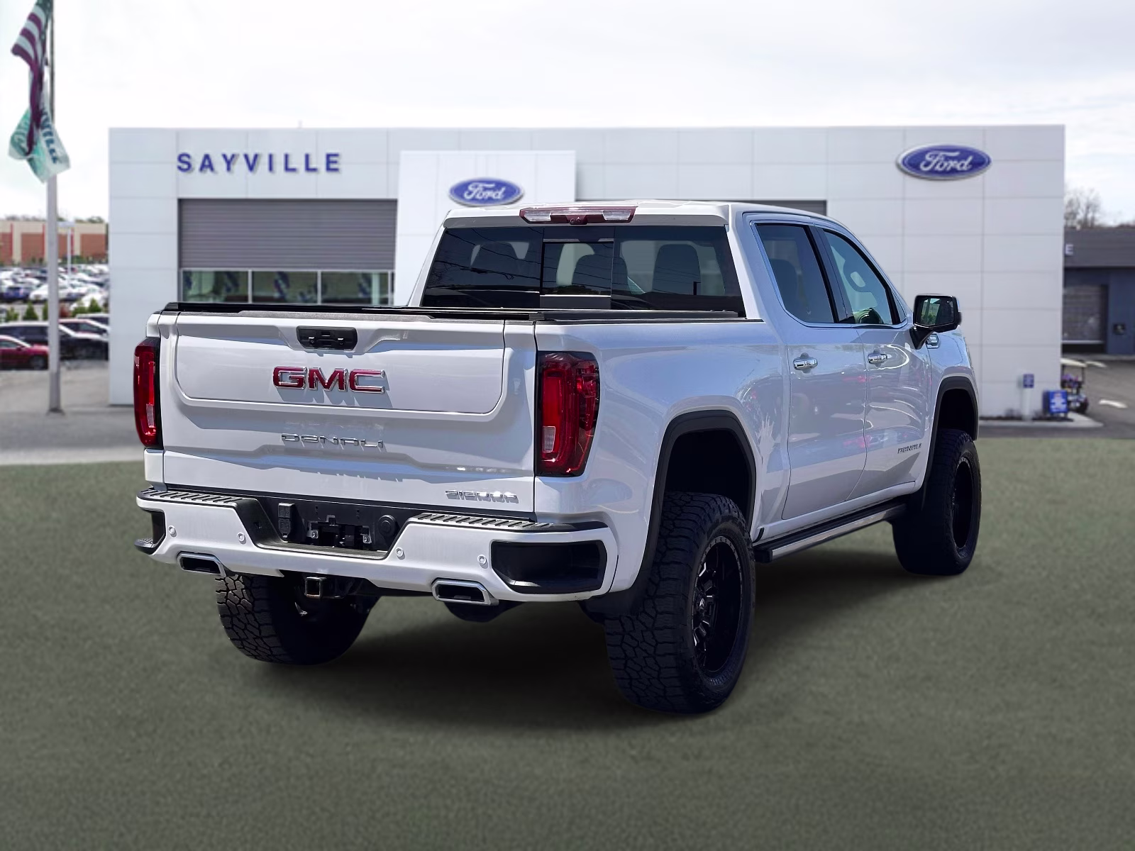 2021 White Frost Tricoat GMC Sierra 1500 4WD Crew Cab 147 Denali 4X4 Truck