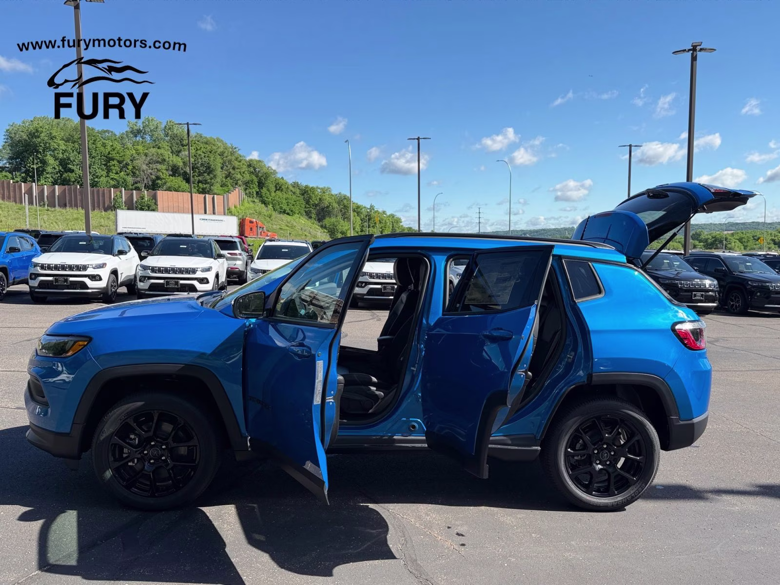 2026 Hydro Blue Pearlcoat Jeep Compass Latitude 4X4 SUV
