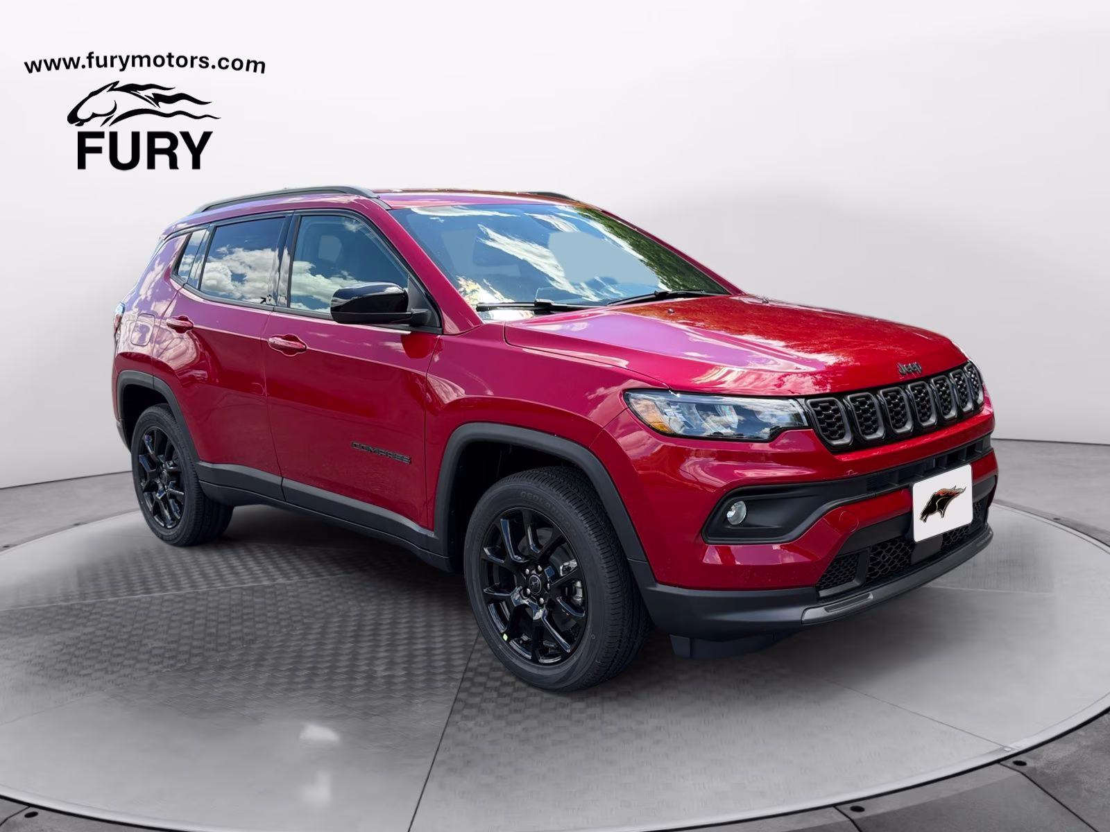 2026 Red Hot Pearlcoat Jeep Compass Latitude 4X4 SUV