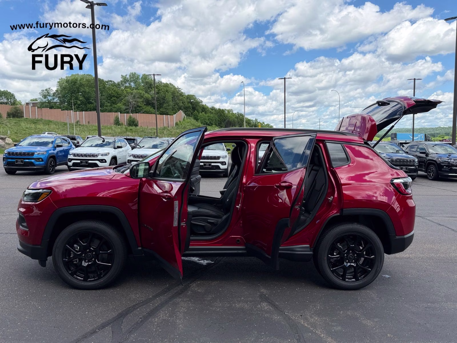 2026 Red Hot Pearlcoat Jeep Compass Latitude 4X4 SUV