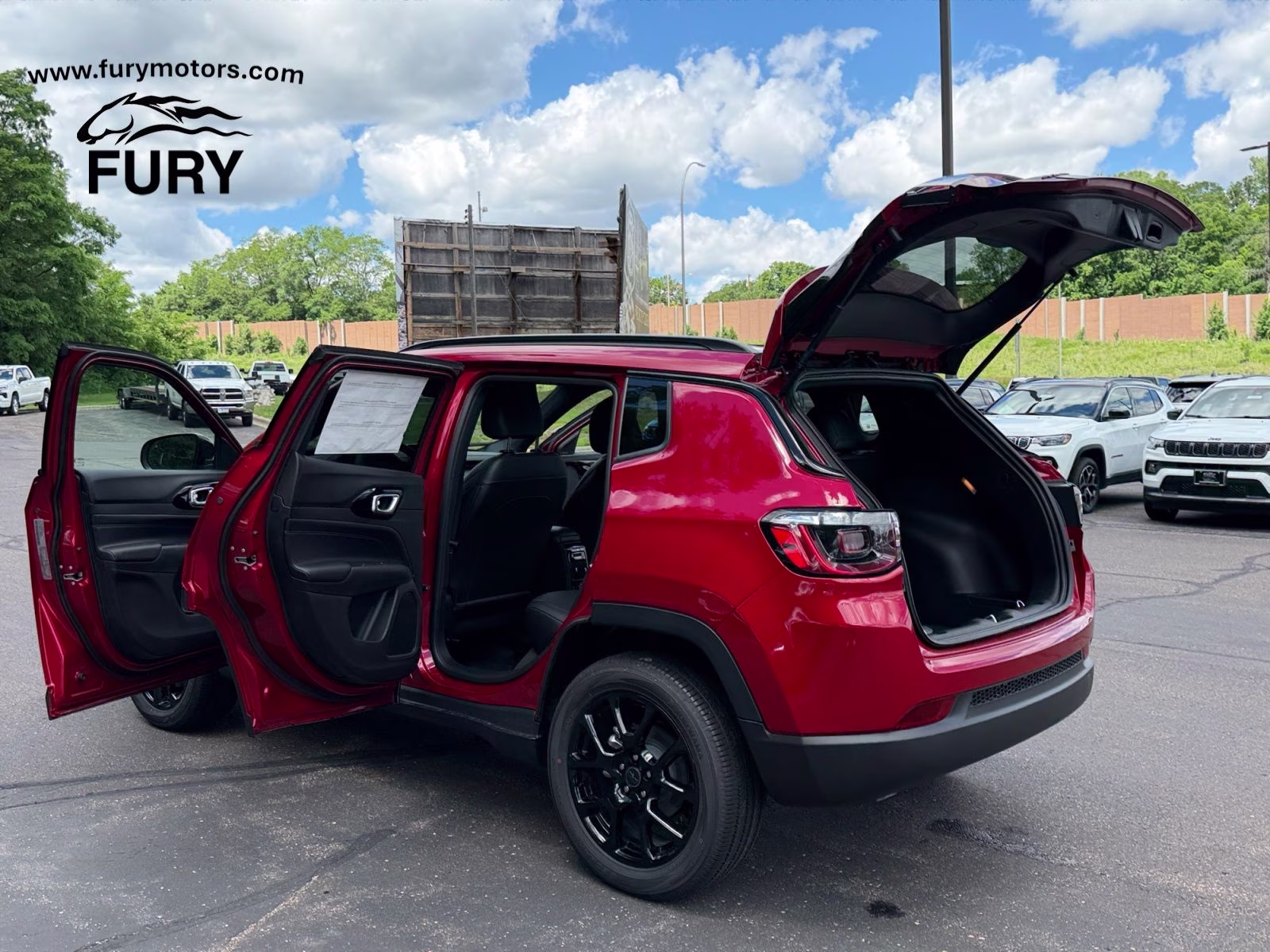 2026 Red Hot Pearlcoat Jeep Compass Latitude 4X4 SUV