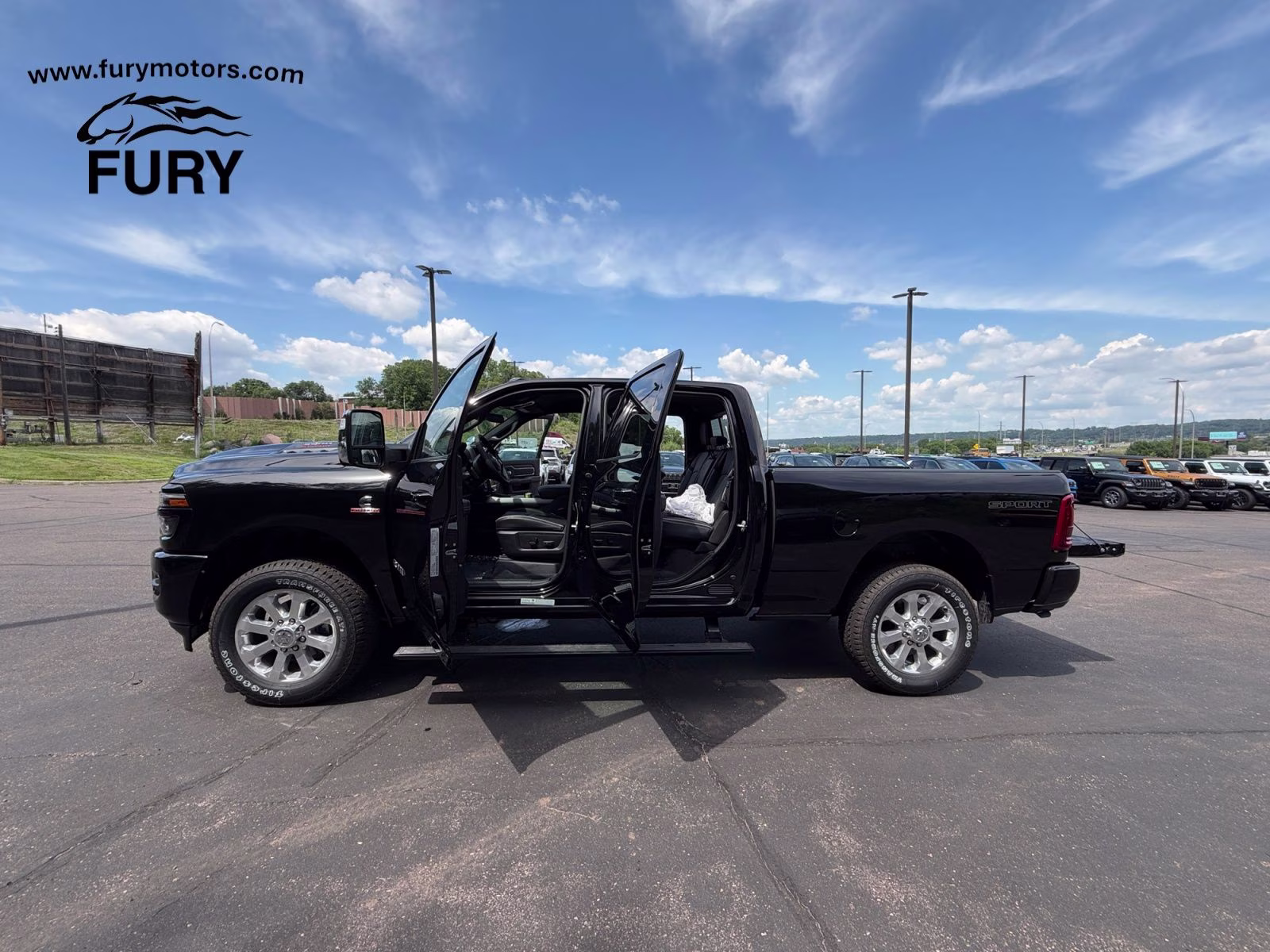 2026 Diamond Black Crystal Pearlcoat Ram 3500 Laramie 4X4 Truck