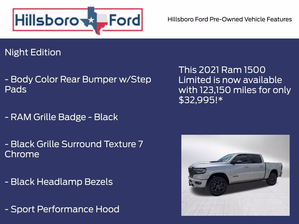 2021 Billet Silver Metallic Clearcoat Ram 1500 Limited 4X4 Truck