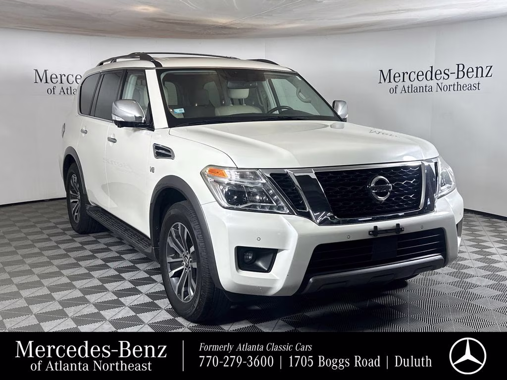 2019 Pearl White Tricoat Nissan Armada SL RWD SUV
