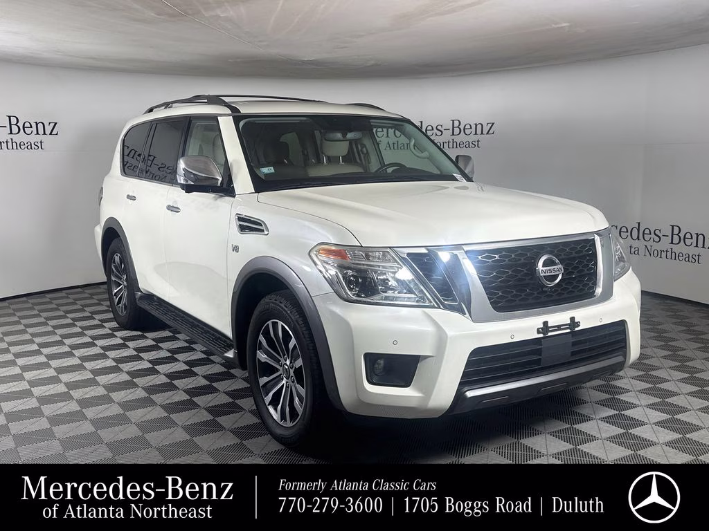 2019 Pearl White Tricoat Nissan Armada SL RWD SUV