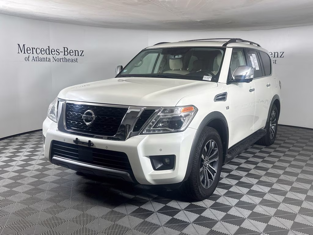 2019 Pearl White Tricoat Nissan Armada SL RWD SUV