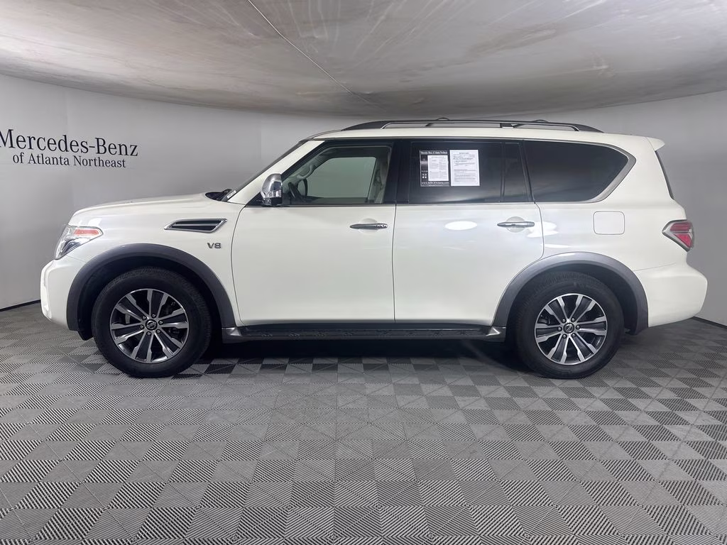 2019 Pearl White Tricoat Nissan Armada SL RWD SUV