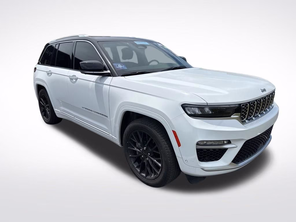 2023 Bright White Clearcoat Jeep Grand Cherokee Summit 4X4 SUV