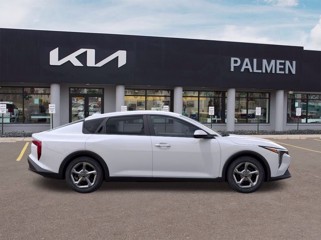 2026 Snow White Pearl Kia K4 LXS FWD Sedan