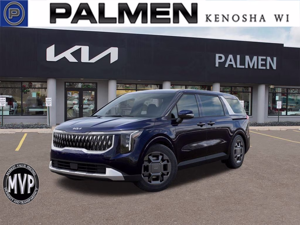 2026 Deep Chroma Blue Kia Carnival Hybrid EX FWD Van