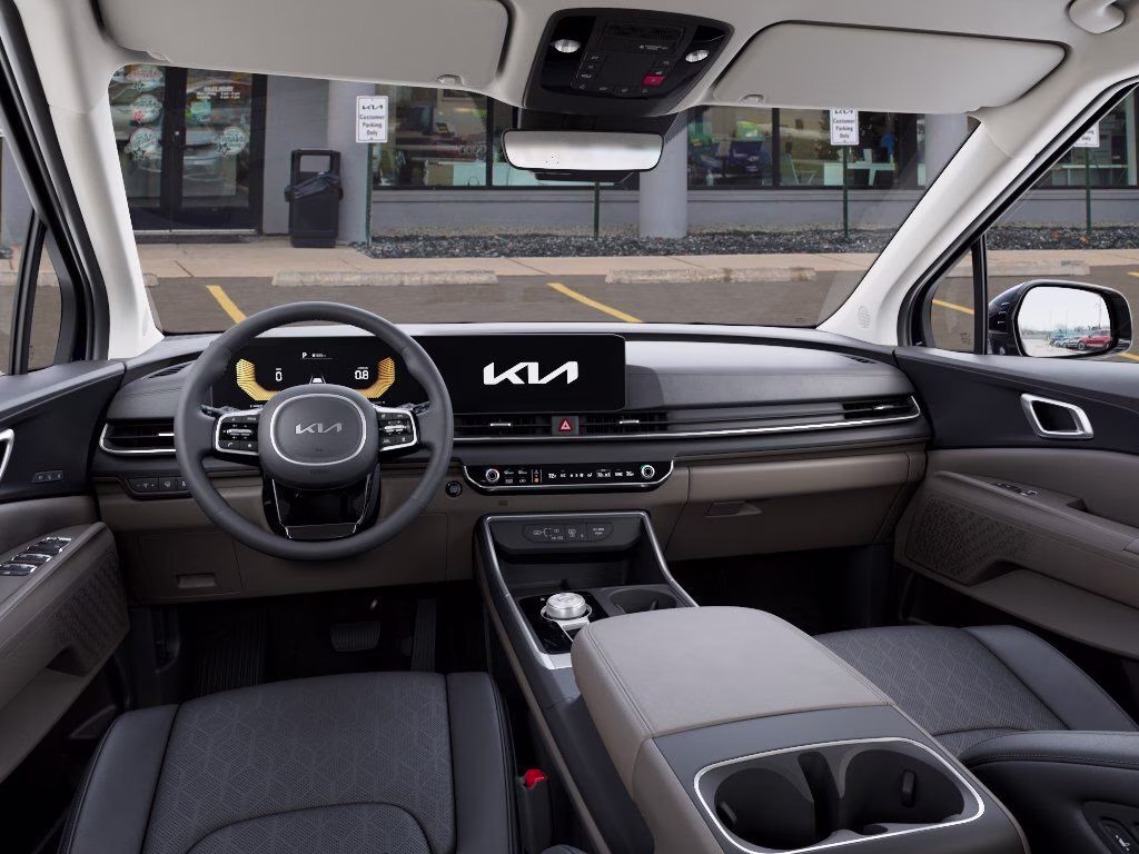 2026 Blue Kia Carnival Hybrid EX FWD Van