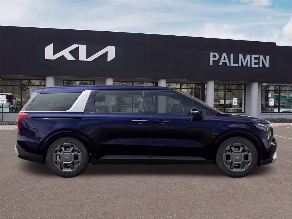 2026 Blue Kia Carnival Hybrid EX FWD Van