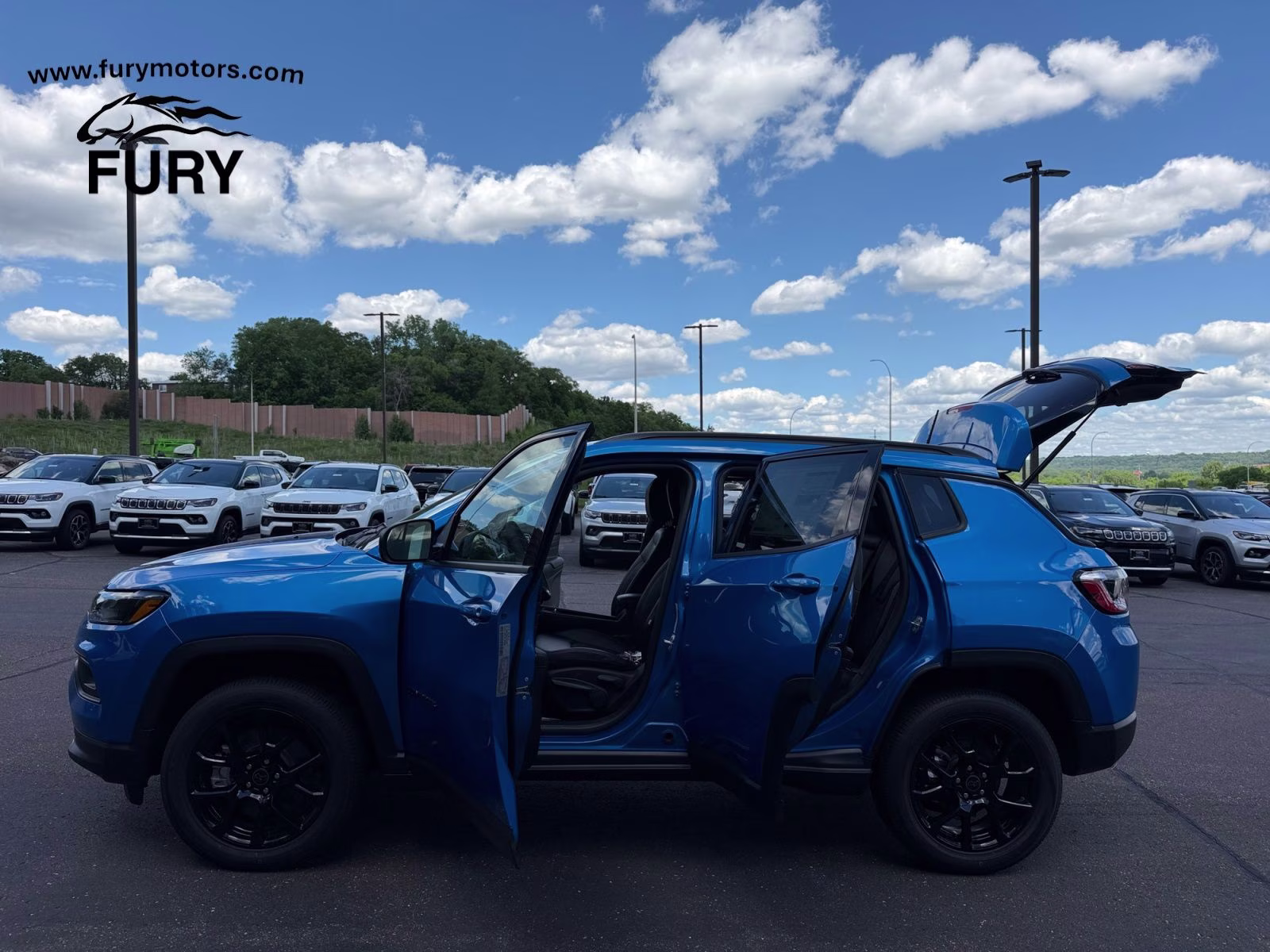 2026 Hydro Blue Pearlcoat Jeep Compass Latitude 4X4 SUV