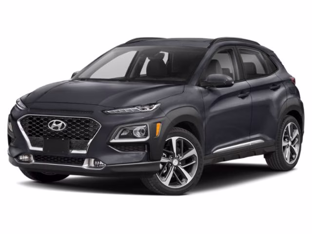 2021 Thunder Gray Hyundai Kona Limited AWD SUV