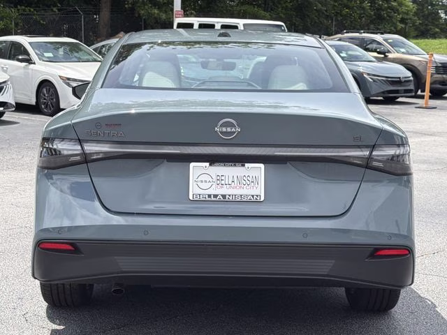 2026 Atlantic Gray Metallic Nissan Sentra SL FWD Sedan