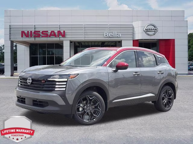 2026 Gun Metallic/Scarlet Ember Tintcoat Nissan Kicks SR FWD SUV