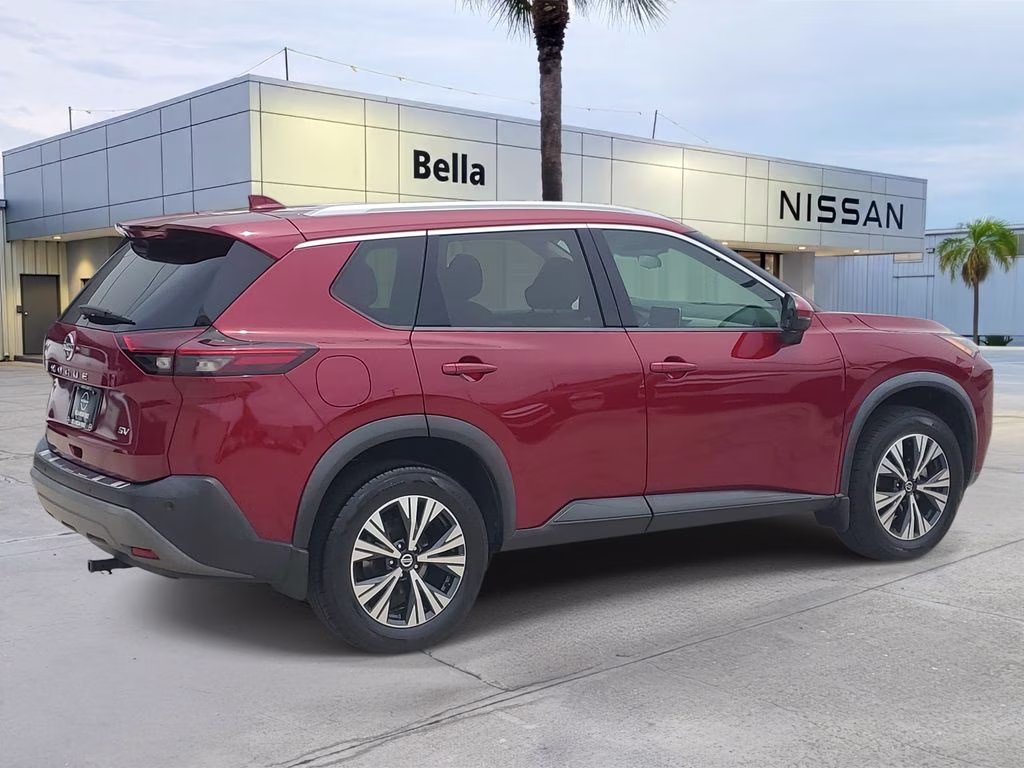 2021 Scarlet Ember Tintcoat Nissan Rogue SV FWD SUV