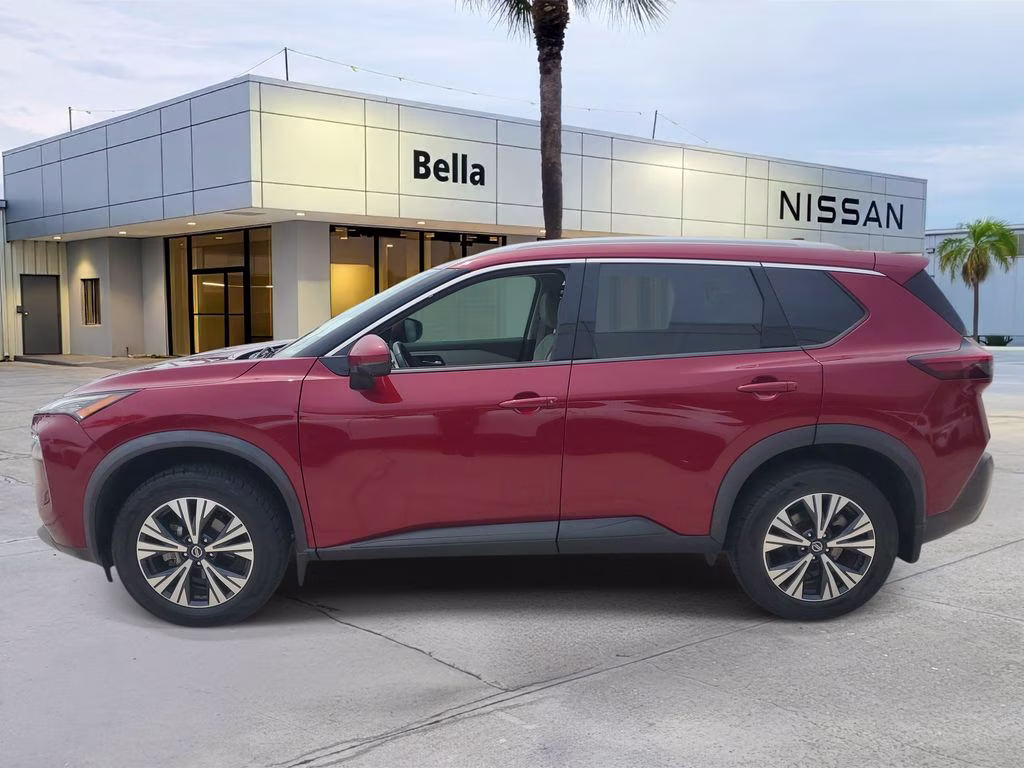 2021 Scarlet Ember Tintcoat Nissan Rogue SV FWD SUV