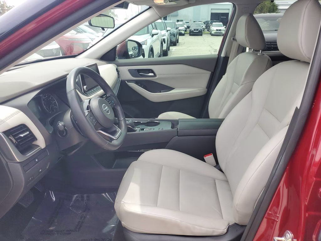 2021 Scarlet Ember Tintcoat Nissan Rogue SV FWD SUV