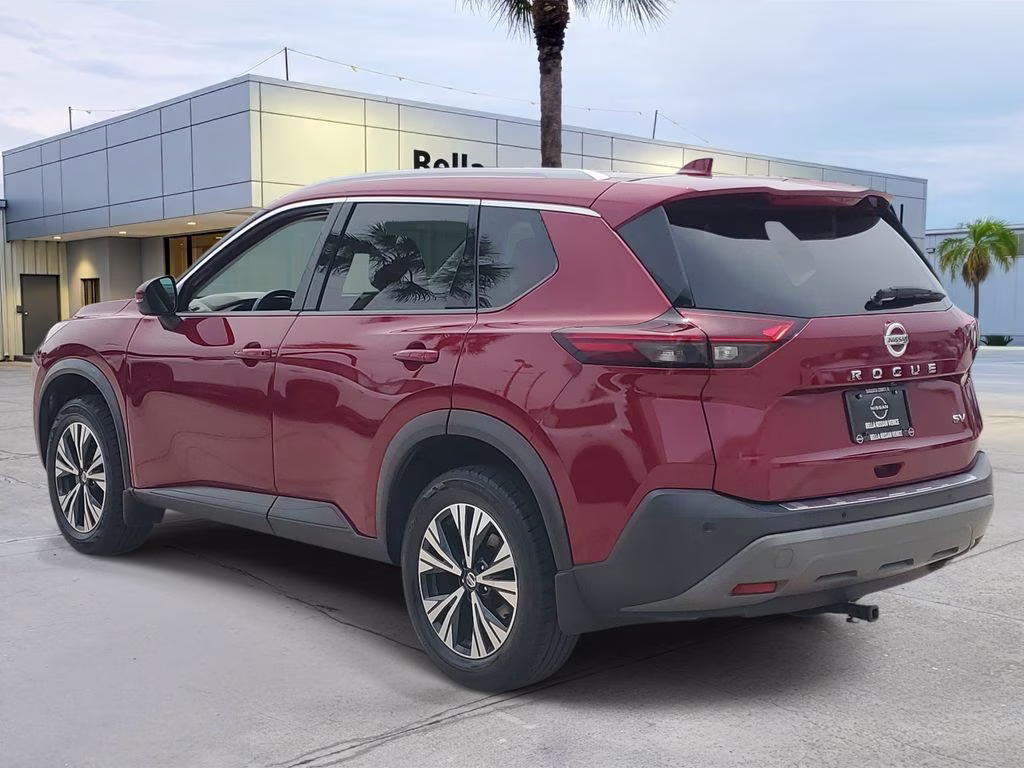 2021 Scarlet Ember Tintcoat Nissan Rogue SV FWD SUV