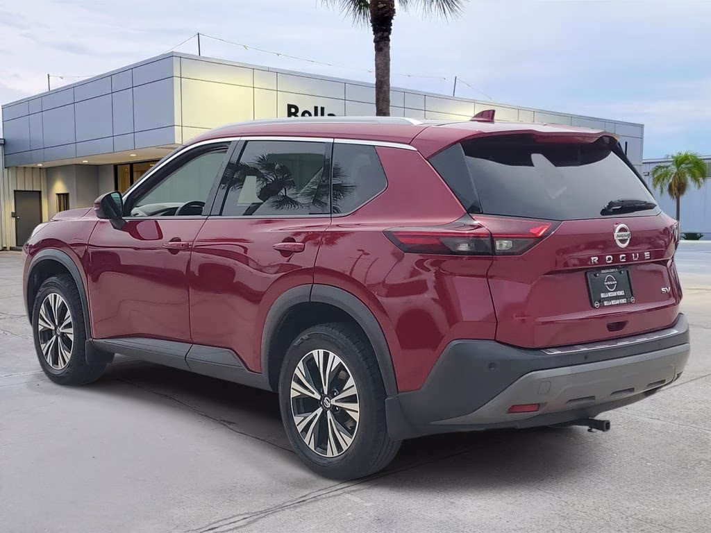 2021 Scarlet Ember Tintcoat Nissan Rogue SV FWD SUV