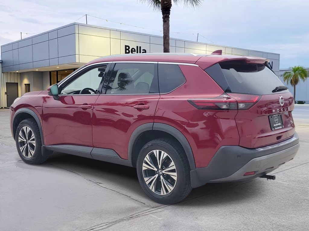 2021 Scarlet Ember Tintcoat Nissan Rogue SV FWD SUV
