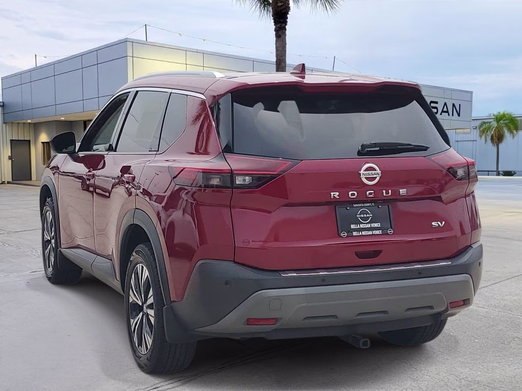 2021 Scarlet Ember Tintcoat Nissan Rogue SV FWD SUV