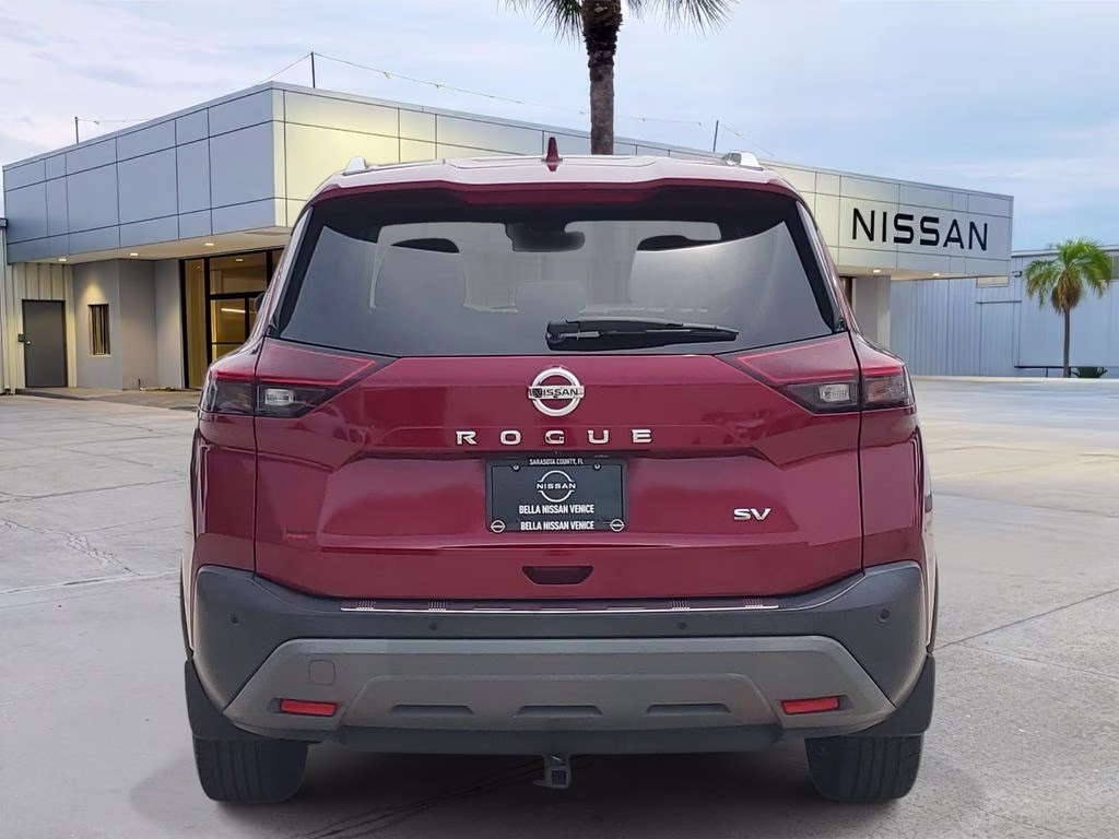 2021 Scarlet Ember Tintcoat Nissan Rogue SV FWD SUV
