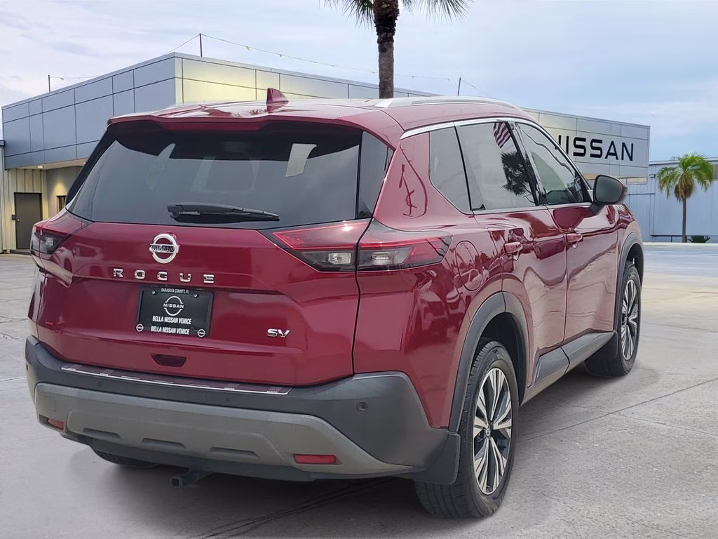 2021 Scarlet Ember Tintcoat Nissan Rogue SV FWD SUV