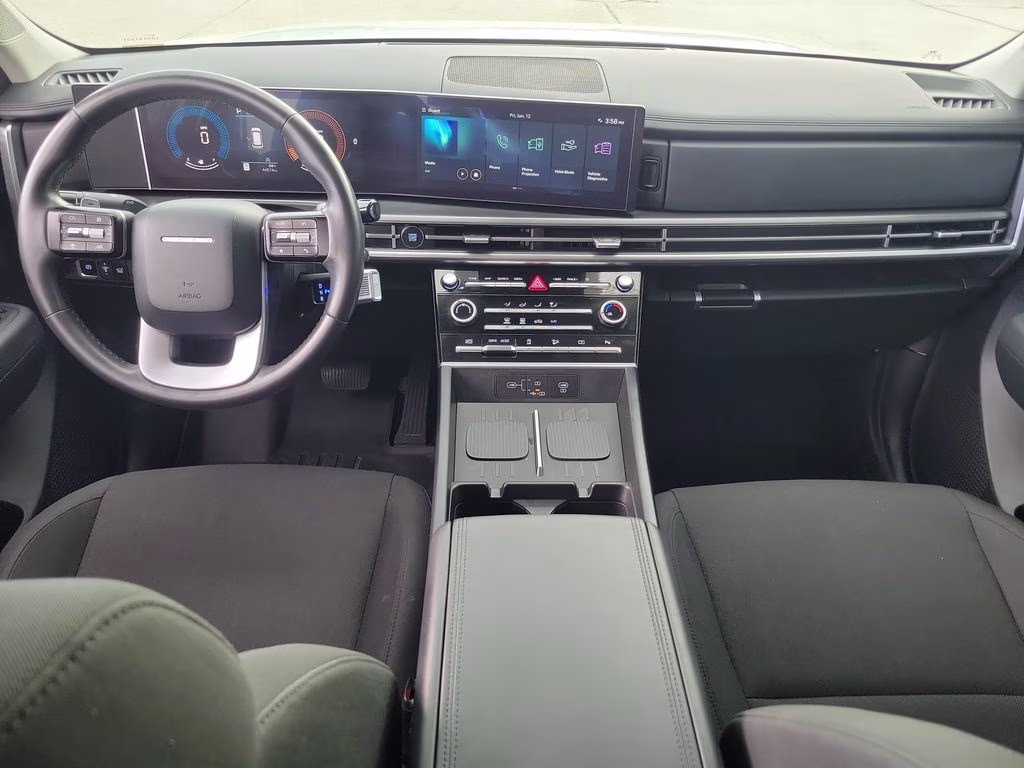 2024 Serenity White Hyundai Santa Fe SE FWD SUV