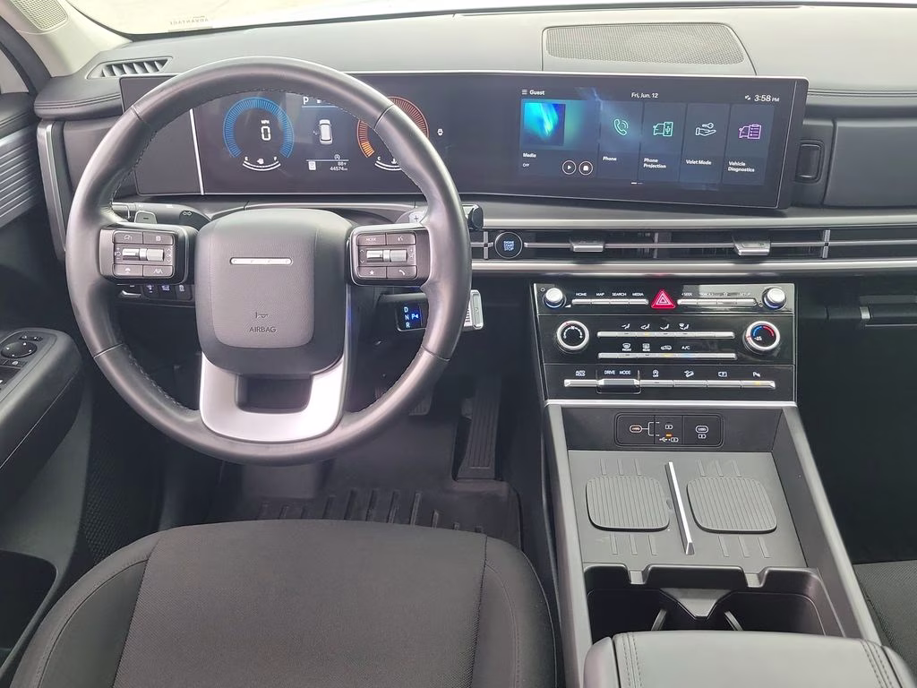 2024 Serenity White Hyundai Santa Fe SE FWD SUV