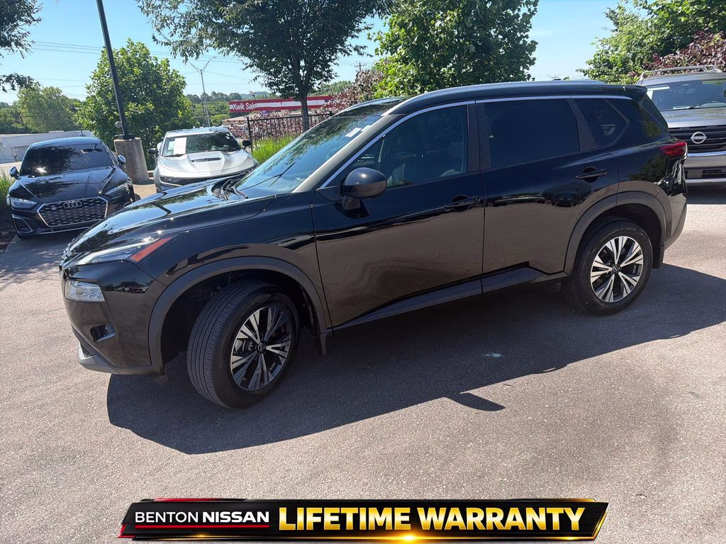 2023 Super Black Nissan Rogue SV AWD SUV