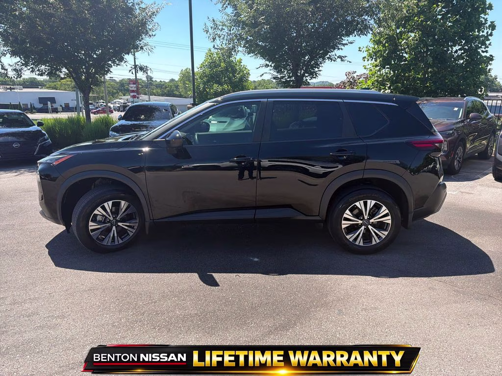2023 Super Black Nissan Rogue SV AWD SUV