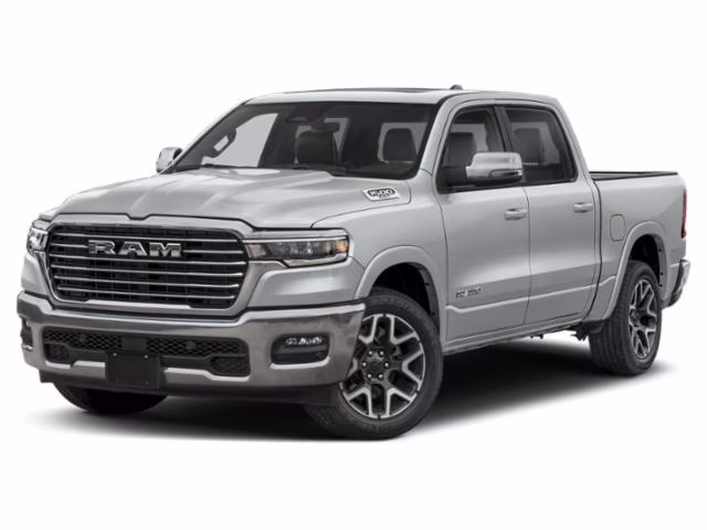 2025 Billet Silver Metallic Clearcoat Ram 1500 Laramie 4X4 Truck