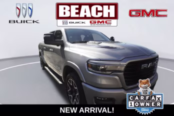 2025 Billet Silver Metallic Clearcoat Ram 1500 Laramie 4X4 Truck