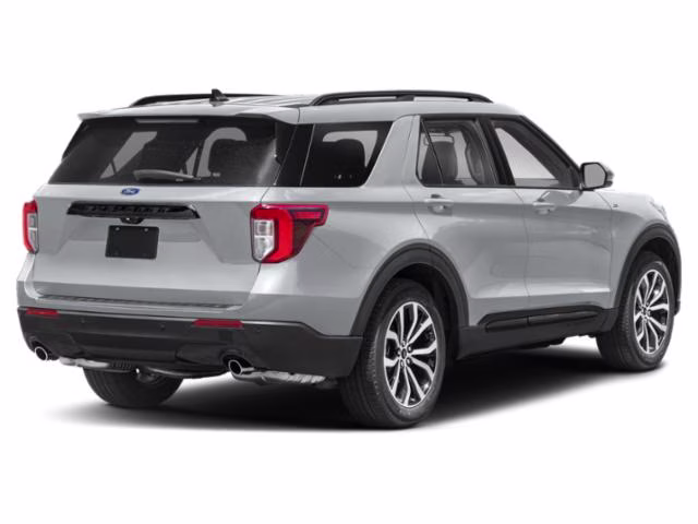 2023 Iconic Silver Metallic Ford Explorer ST-Line RWD SUV