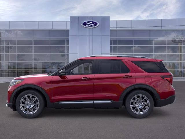 2026 Red Metallic Ford Explorer Platinum RWD SUV