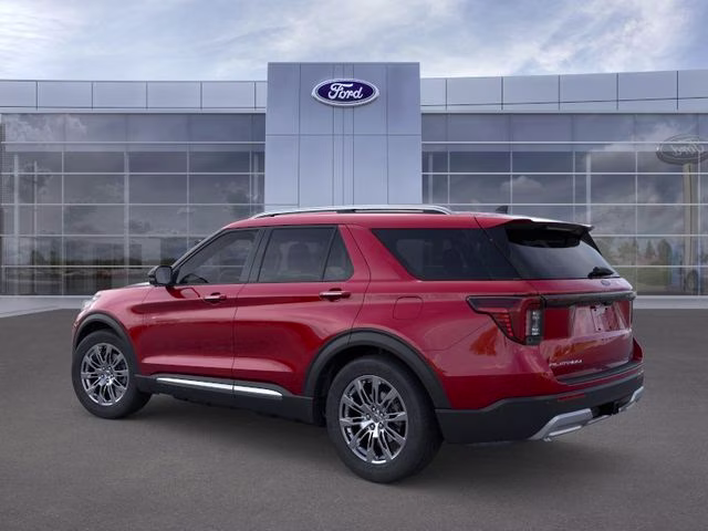 2026 Red Metallic Ford Explorer Platinum RWD SUV