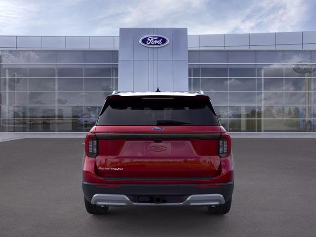 2026 Red Metallic Ford Explorer Platinum RWD SUV