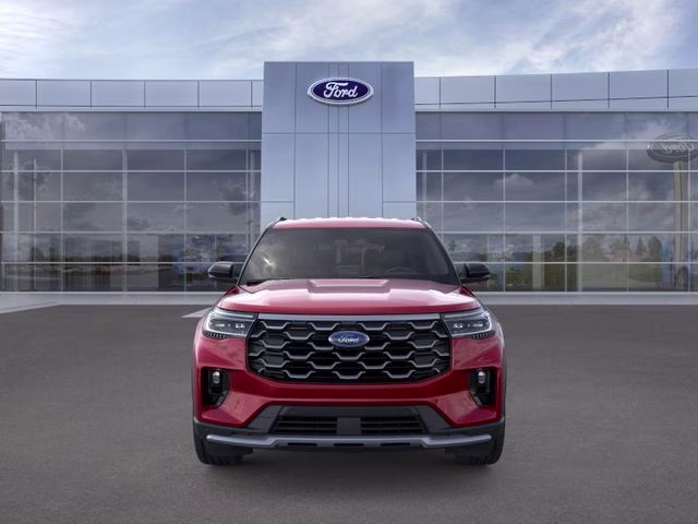 2026 Red Metallic Ford Explorer Platinum RWD SUV